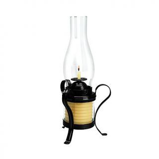 Candle by the Hour 40 Hour Candle   Natural   Black Lantern