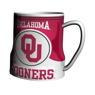 NCAA Oklahoma Sooners Sculpted Game Time Coffee Mug, 20 Ounce  Sports Fan Coffee Mugs  Sports & Outdoors
