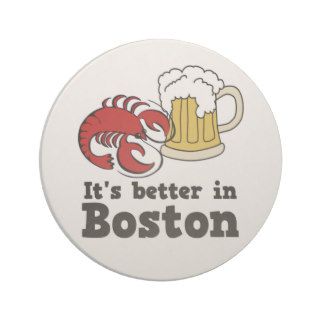 Funny Boston coasters
