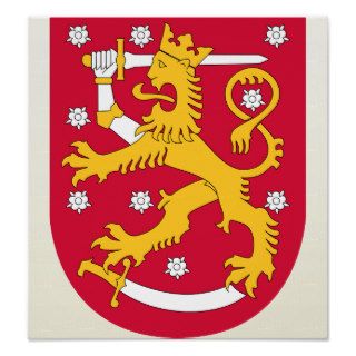 Finland Coat of Arms detail Poster