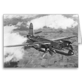 Martin B 26 F Marauder Bomber Aircraft USAAF Cards