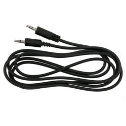 BasAcc 6 foot Black 3.5mm Stereo Plug to Jack Cable M/ M BasAcc A/V Cables
