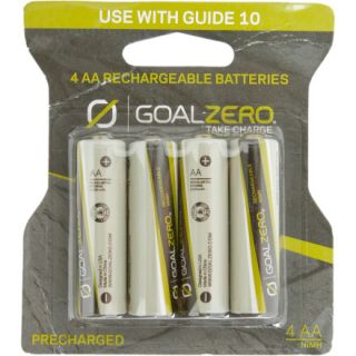 Goal Zero Rechargeable AA Batteries for Guide 10   4 Pack