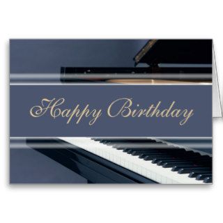 Happy Birthday   Piano Greeting Cards