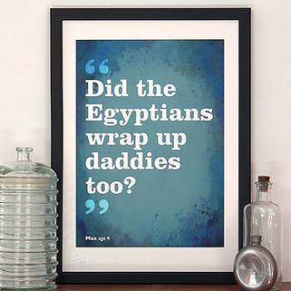 limited edition print did the egyptians by watermark