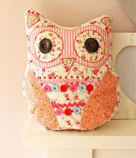 owl cushion by lime tree interiors