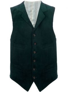 Ralph Lauren Blue Corduroy Waistcoat