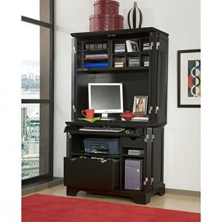 Home Styles Bedford Computer Cabinet, Hutch   Ebony