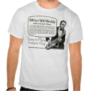 Play the Saxophone vintage ad Shirts