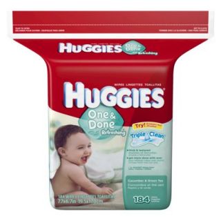 HUGGIES® One and Done Refreshing Baby Wipes