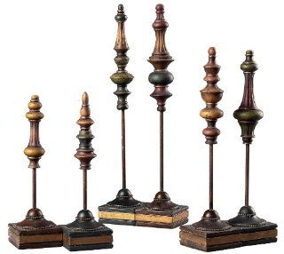 Sterling 93 10046/S6 Composite Finials, 2 by 6 1/2 Inch, McNair   Lamp Finials