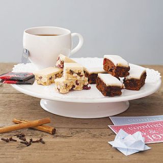 cake and mulled wine christmas gift box by crumb