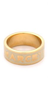 Marc by Marc Jacobs Dreamy Logo Band Ring