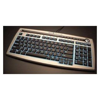 English & Dari Firefly Backlight Illuminated USB Keyboard   Silver / Black Computers & Accessories