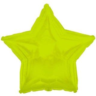 18" Lime Green Star Shape Cti Foil Balloon (1 per package) Toys & Games