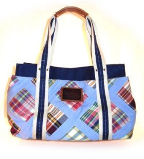 Tommy Hilfiger Med Iconic Tote Satchel Blue Oversized Handbags Clothing