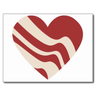 Bacon Heart Postcard