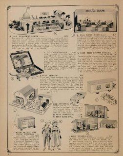 1962 Toy Ad Zoo Doxie Dachshund Barnyard Dollhouse TV   Original Print Ad  