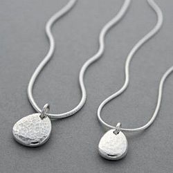ripple pebble necklace by latham & neve