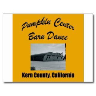 Pumpkin Center Barn Dance Postcard