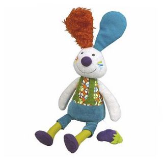 jeff the rabbit musical toy by owl & cat designs