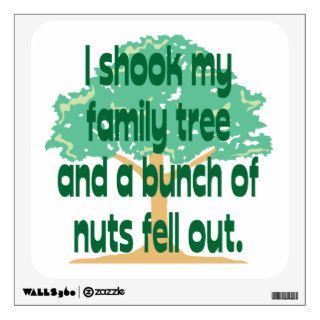 Family Tree   Nuts Fell Out Wall Graphics