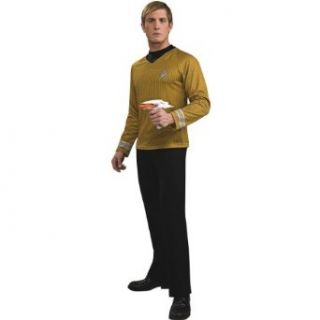 Adult Star Trek Captain Kirk Halloween Costume Adult Plus (jacket 46 52) Clothing