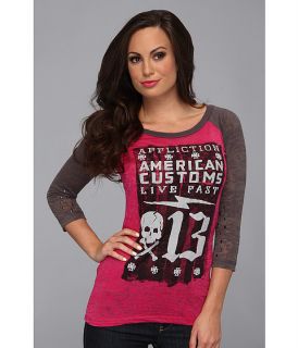 Affliction Guitar Flag 50/50 3/4 Raglan