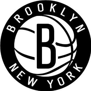 Brooklyn Nets NBA Basketball Bumper Sticker 5" x 5"   The Image Is Die Cut Around The Contour The Material Is Weather Resistant And Can Be Used Indoor And Outdoor