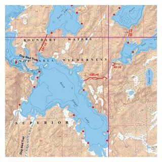 McKenzie BWCA/Quetico Canoe Map Number 18  Outdoor Recreation Topographic Maps  Sports & Outdoors
