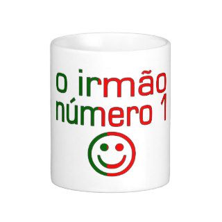 O Irmão Número 1   Number 1 Brother in Portuguese Mug