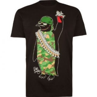 RIOT SOCIETY Commando Penguin Mens T Shirt at  Mens Clothing store