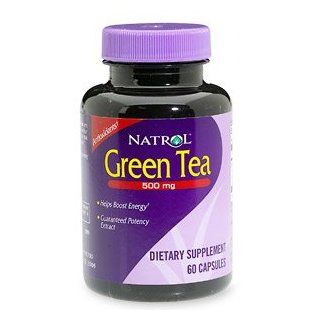 Natrol Green Tea, 500mg, Capsules 60 ea Health & Personal Care