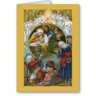 "Nativity Scene" Christmas Greeting Card