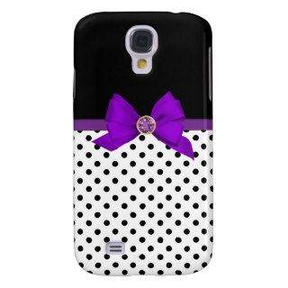 Purple Bow Galaxy S4 Case