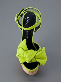 Giuseppe Zanotti Design Bow Platform Stiletto Sandal