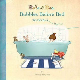 bubbles before bed activity book by belle & boo