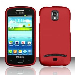 For Samsung Galaxy S Relay 4G T699 (T Mobile) Rubberized Cover   Red Cell Phones & Accessories