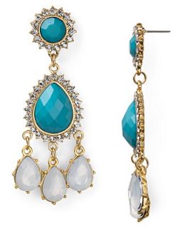 AQUA Turquoise Chandelier Earrings's
