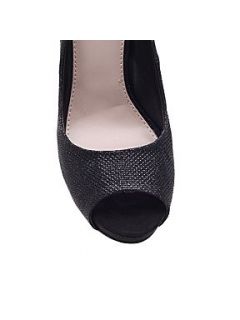 Carvela Lara peep toe shoes Black