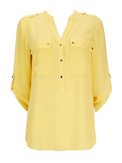 Wallis Yellow utility shirt Yellow