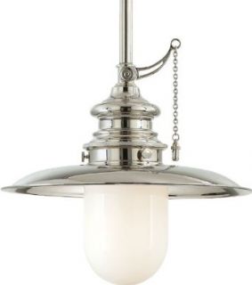 Hudson Valley 8820 PN, Kendall Round Pendant, 1 Light, 150 Total Watts, Nickel   Ceiling Pendant Fixtures  