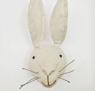 decorative animal head mister hare by bodie and fou