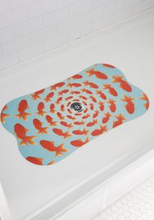 Owl Clean Bath Mat  Mod Retro Vintage Bath