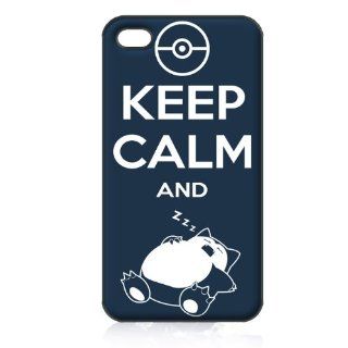 Keep Calm and Zzz Pokemon Hard Case Skin for Iphone 4 4s Iphone4 At&t Sprint Verizon Retail Packing. 