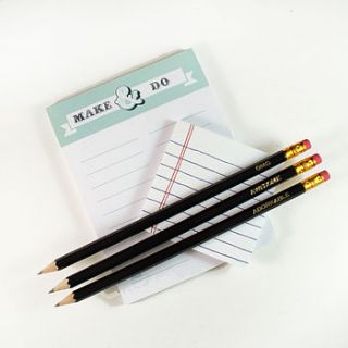 make and do stationery gift set by vivid please