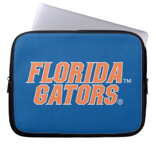 Florida Gators   Orange & White Laptop Sleeve