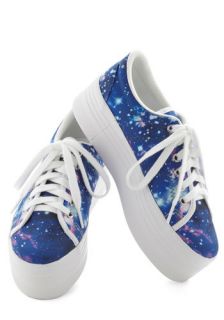 Jeffrey Campbell Galaxy and Be Seen Sneaker  Mod Retro Vintage Flats