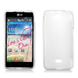 [K@K] PREMIUM LG SPIRIT 4G MS870 CRYSTAL SKIN COVER, T CLEAR Cell Phones & Accessories