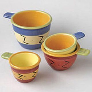 Pfaltzgraff Pistoulet Stoneware Measuring Cup Set Kitchen & Dining